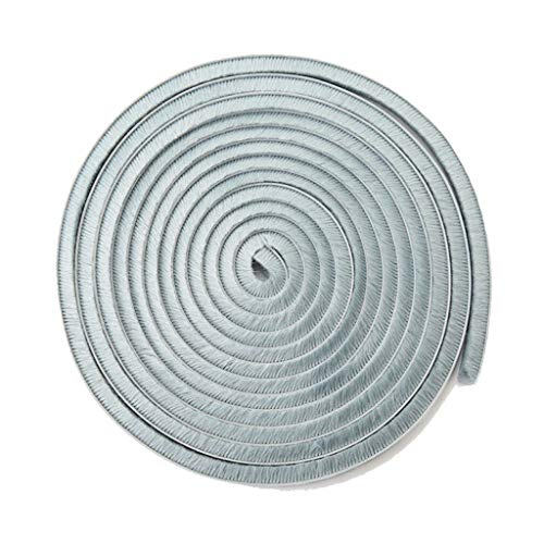 LOVIVER 10M Puertas Corredizas Autoadhesivas Puertas Marco Cepillo Lateral Cinta De Sellado Pila Pila De Burlete Cinta De Sellado Aislamiento Acústico - 9x5mm
