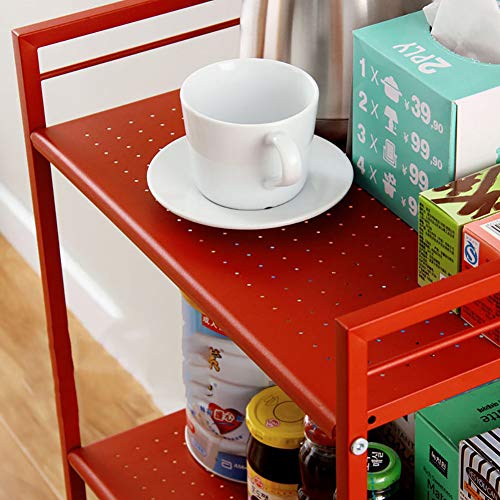 Lsxue Estante del Cuarto de baño Cocina Horno de microondas Suelo de pie Sala de Estar Zapatería Estante Organizador