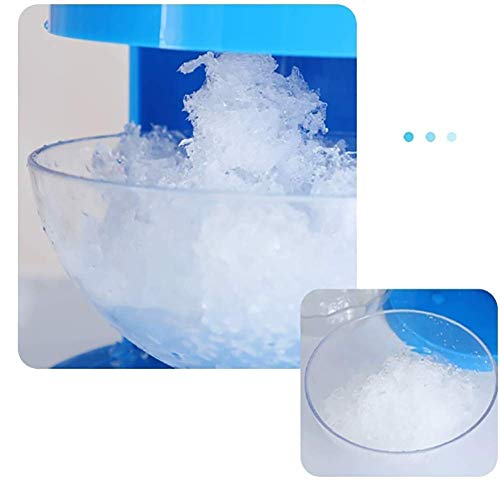 Manual de trituración Máquina de hielo, la trituradora de hielo troceado hielo cono de nieve Máquina de hacer hielo máquina de afeitar de la manivela no eléctricos for el partido de bricolaje helado d