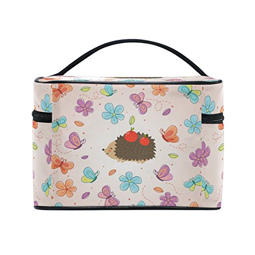 Manzana Mariposa Bolsa Mochila de Maquillaje Almacenamiento Organizador de Cosméticos Portátil Estuche para Mujeres Señoras Niñas