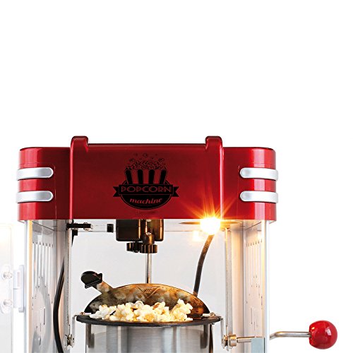 Maquina de hacer palomitas de maiz palomitero XXL acero sistema integrado de caldeo 6244