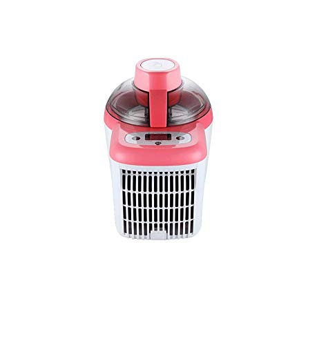 Máquina para Hacer Helados eléctrica, máquina de Helado de Yogur Helado con Sorbete, tazón congelador de 0,6 Cuartos de galón, Tapa de caño Grande y Paleta de Mezcla para Postre de Servicio Suave