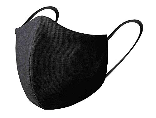 Mascarilla Reutilizable para adultos Eficacia de filtración bacteriana: > 98% Estuche portamascarilla Gratis (Negro)