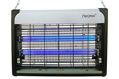 Matamoscas Electrico, Lampara Antimosquitos Electrico Luz Ultravioleta 20W Atrapa Insectos Eliminador, Ultra Delgado, Protege 1.000 sq.ft. [EU Plug]