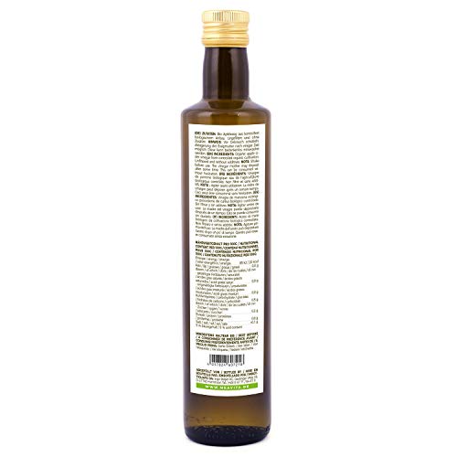 Meavita Vinagre De Sidra Orgánico De Manzana, Naturalmente Turbio Y Sin Filtrar Con Nuez De Vinagre 500 ml