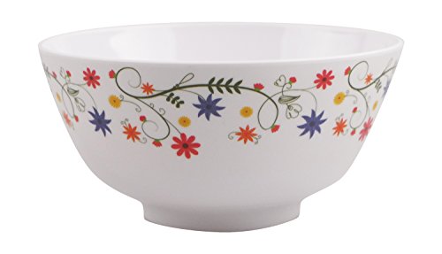 (melamina, diseño del número de personas y 1 – 2 – 4 – 6 A Elegir.) Pizarra Vajilla Vajilla De Camping Exterior Jardín Cocina Vajilla camping picnic, Design Flower, Anzahl 1 Pers / 4-teilig