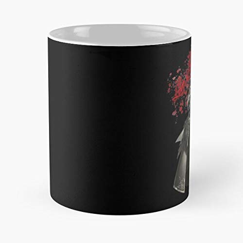 MELIBALI Is Tharja Fire Love Bridal Curse A Emblem Bride Awakening Best Mug Tiene 11oz de Mano Hechas de cerámica de mármol Blanco