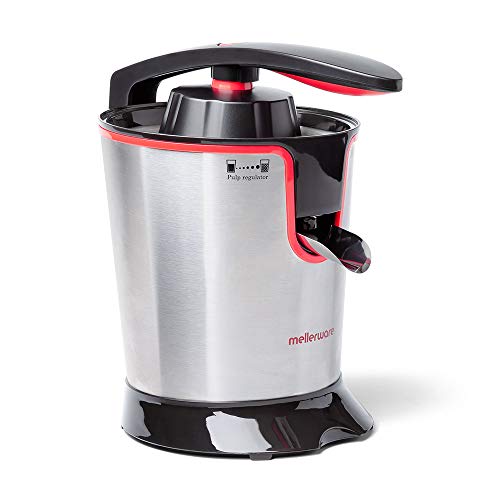 Mellerware Exprimidor de Palanca Gusto, 160 W, INOX, Acero Inoxidable