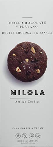 Milola, Galleta de Doble Chocolate y Plátano - 3 de 140 gr. (Total 420 gr.)