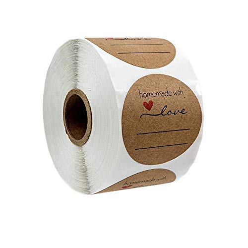 MIMORE - Etiquetas adhesivas para latas (1 pulgada)