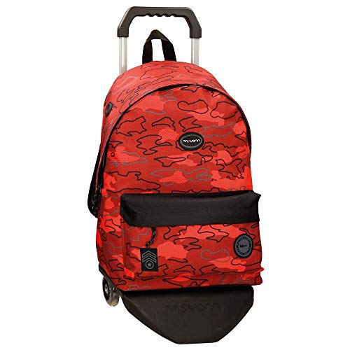 Mochila con carro Movom Camu Roja