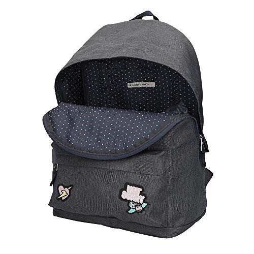 Mochila Pepe Jeans emi con Carro, Azul, 31x42x17.5 cm