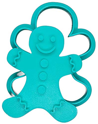 Molde Cortador de Galletas Hombre de Jengibre (Turquesa)