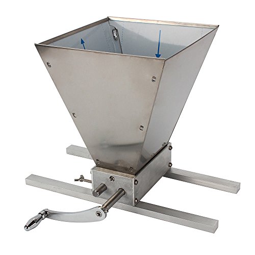 Molinillo de cereales, triturador de granos domésticos, molinillo de granos ajustable, molinillo manual de acero inoxidable
