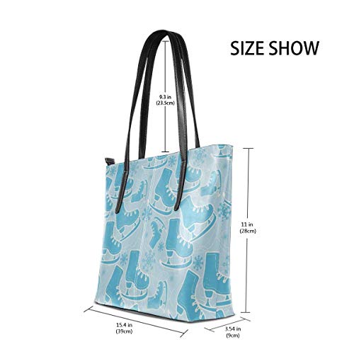 Monederos y bolsos de la manera del patín del hielo para las mujeres Satchel hombro Tote Bags