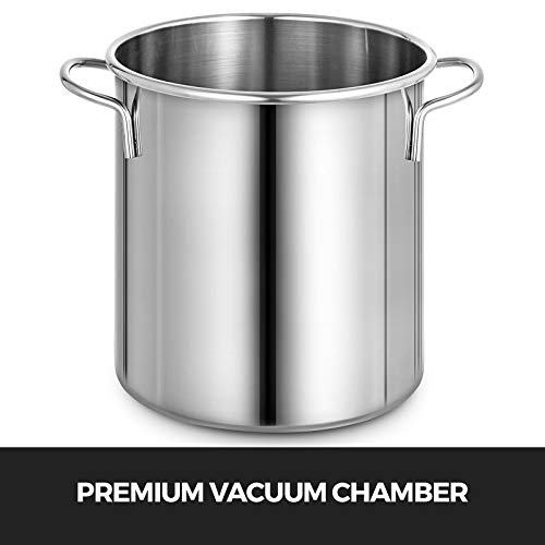 Mophorn Bomba de Vacío 3CFM 1/4HP Bomba de Vacío para Aire Acondicionado de una Etapa con Cámara de Vacío de 5 Galones