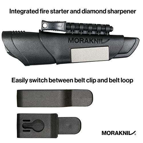 Mora FT11742 Cuchillo,Unisex - Adulto, Negro, un tamaño