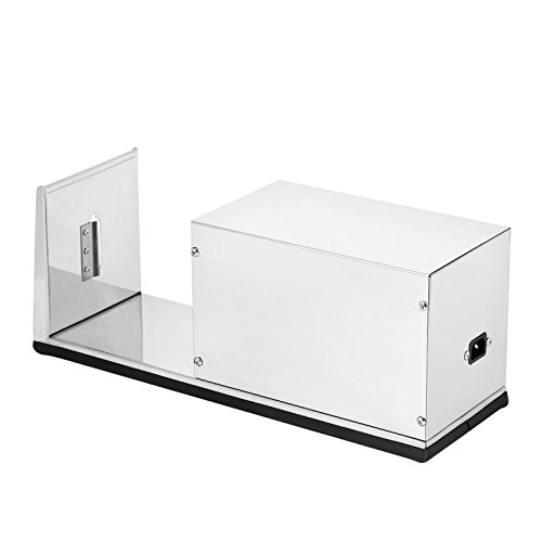 Moracle Cortadores para Patatas y Vegetales Cortador de Patata en Espiral Eléctrico Cortador Patata Cortadora de Patatas 10W Cortador de Patata Automático 90runs / min Giratorias de Acero Inoxidable