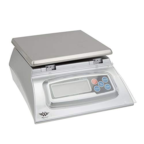 My Weigh Baker's Porcentage - Báscula de cocina, plástico, color plateado