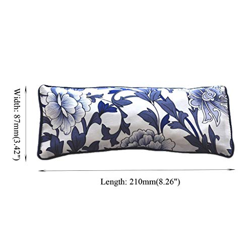 #N/A/a Yoga Eye Pillow Soft Lavender Semillas de Lino Telas de Seda Rellenas Alivio del Estrés