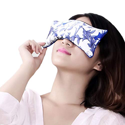 #N/A/a Yoga Eye Pillow Soft Lavender Semillas de Lino Telas de Seda Rellenas Alivio del Estrés