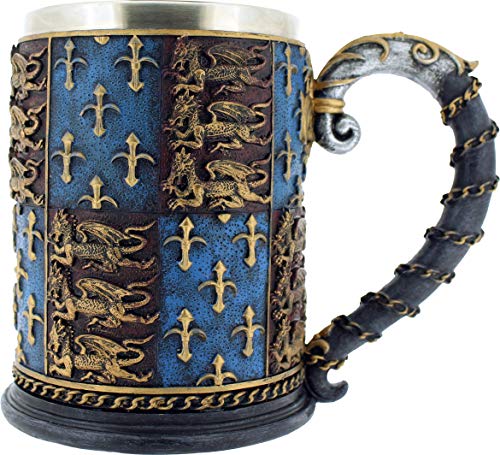 Nemesis Now Medieval Tankard - Taza (14 cm), color azul