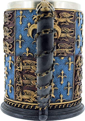 Nemesis Now Medieval Tankard - Taza (14 cm), color azul