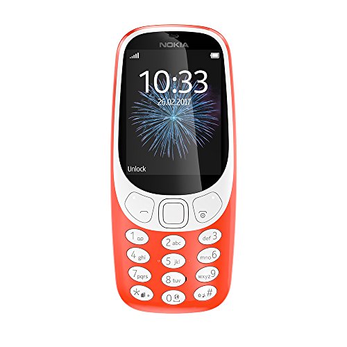 Nokia 3310 2.4" Naranja Característica del teléfono - Teléfono móvil (Barra, SIM Doble, 6,1 cm (2.4"), 2 MP, 1200 mAh, Naranja)