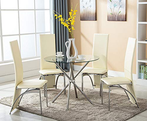Noorsk Design Mesa Redonda de Cocina o Comedor Mikado