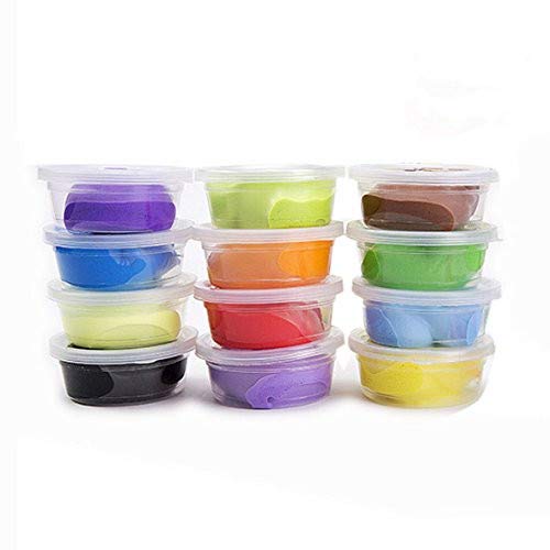 OFKPO Arcilla Seca al Aire - Arcilla de Modelado, mejores regalos para los niños,12 colores