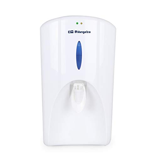 Orbegozo DA 5650 - Dispensador de agua, filtro de carbón para purificar el agua, depósito total de 8 litros y refrigerada de 0.8 litros, 65 W de potencia