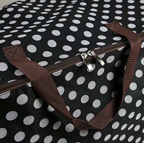 Organizador Impermeable, Bolsa de Almacenamiento, Bolsa de Almacenamiento para la Universidad, Cremallera Lateral, Puntos Negros