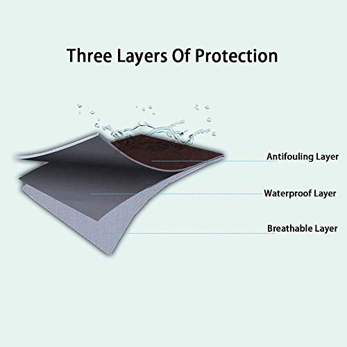 Osmykqe Durable Goods Delantal de trabajo impermeable con bolsillos para herramientas (Fox ())