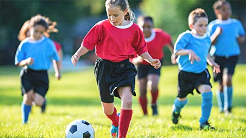 (Pack de 20) Fútbol PVC deportivo Shoot 22,5 cm o 8,5 "(vacío) para fiestas y juguetes infantiles. Apto para interior y exterior - colores surtidos.