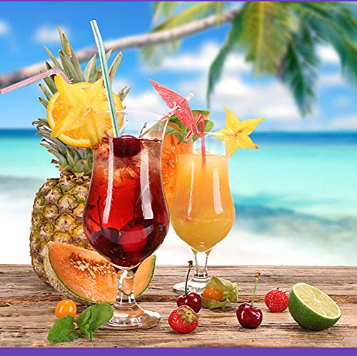Pajitas de Plástico Desechables Flexibles 300pcs para Fiestas, Bares, Tiendas de Bebidas, Pajitas Para el Hogar Para Niños y Adultos