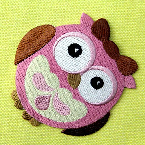 Parche termoadhesivo para la ropa, diseño de Buho ancho del bebé de la niña