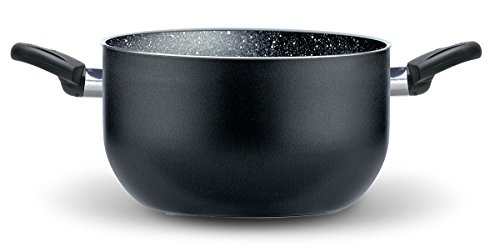 Pensofal Biostone Cacerola, Aluminio, Baquelita, Acero Inoxidable, Negro, 20 cm