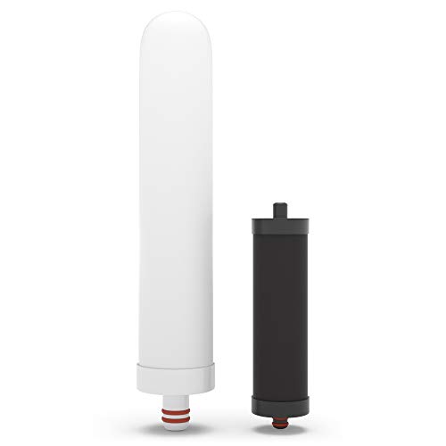 PH REGENERADO purificador de filtro de agua del grifo - Sistema de filtro de agua alcalina de alto pH - Dispensador de agua filtrada para cocina y baño - Fácil instalación, larga vida útil del filtro