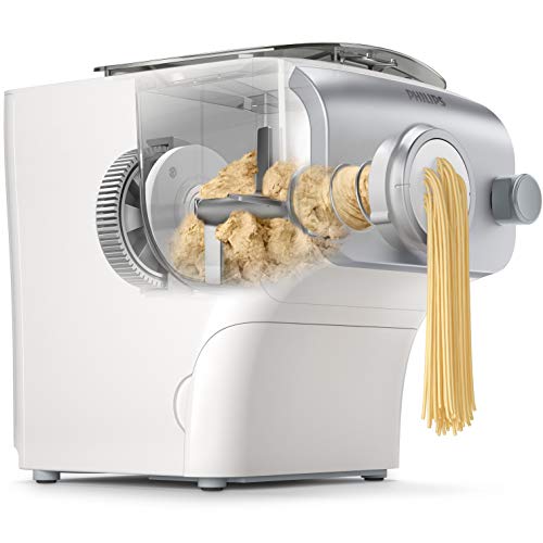 Philips Máquina automática de pasta 4 tipos de pasta, 400 g blanco