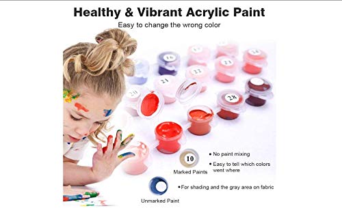 Pintar por Numeros Kit Paisaje De La Cascada Bricolaje de pintura al óleo para adultos y niños para decoración de casa, decoración de pared, 40x50 cm (Sin Marco)