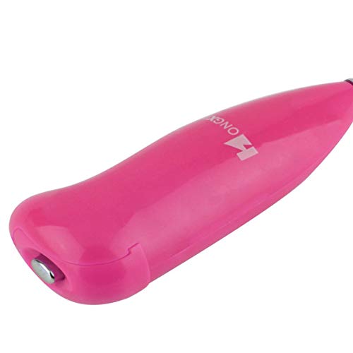 Plástico + Acero inoxidable Café Leche Bebida Batidora eléctrica Batidora Espumador Batidor de huevos Cocina Batidora de mano Herramientas de cocina rosado rojo WEIWEITOE
