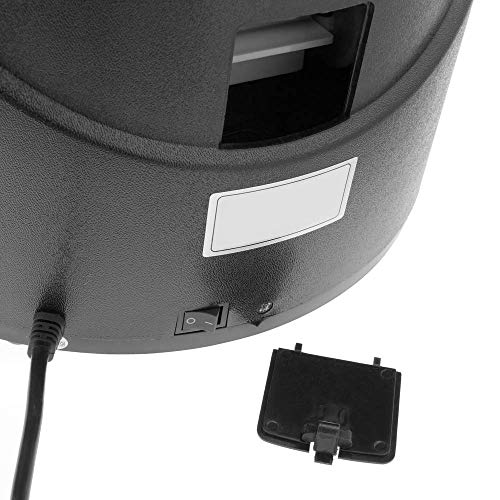 PrimeMatik - Contador de Monedas con clasificador automático para Euro DB360 Negro