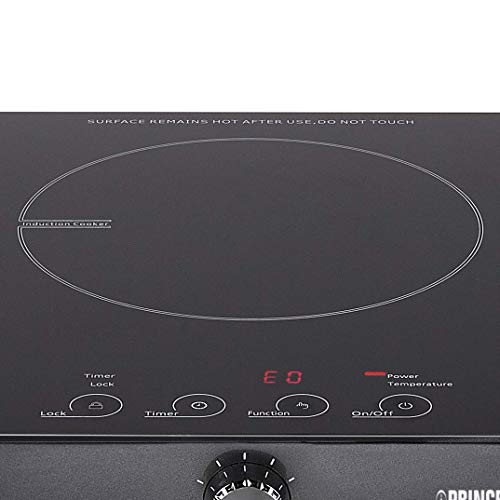 Princess 303010 Placa de Inducción, Pantalla LED, 1800 W, Negra