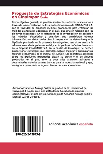 Propuesta de Estrategias Económicas en Cinaimpor S.A.: para afrontar la las reformas arancelarias