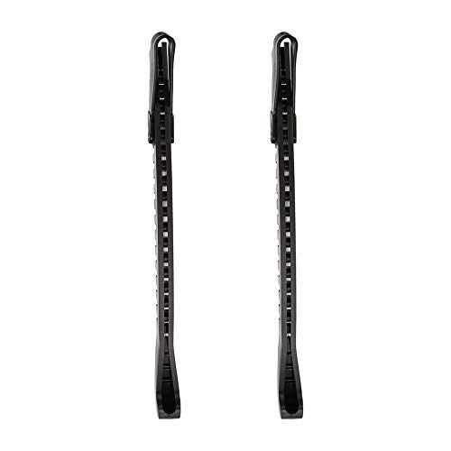 Protectoras para Cuchillas de Patines Sobre Hielo, 1 Par EVA Universal Figura de Hockey Sobre Hielo Cubiertas de Protectores de Cuchillas Ice Skate Blade Guards Cubre Con Hebilla Ajustable(Negro)