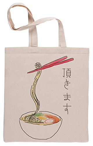 Ramen Bolsa De Compras Shopping Bag Beige