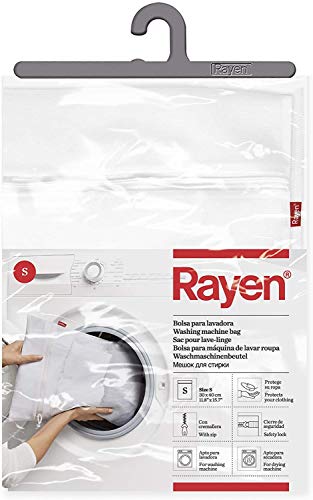Rayen, Bolsa para Máquina de Lavar Ropa, Blanco, talla S, 30 x 40 cm