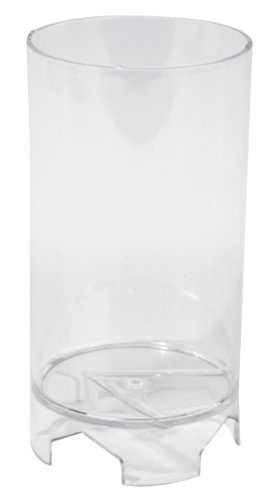 Rayher - Molde cilíndrico para vela (1 unidad), transparente, 10,5 x 6 cm