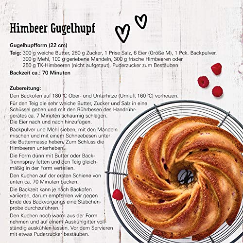 RBV Birkmann Easy Baking - Molde para horno, silicona, Granita, lila, rosa., Ø 22 cm