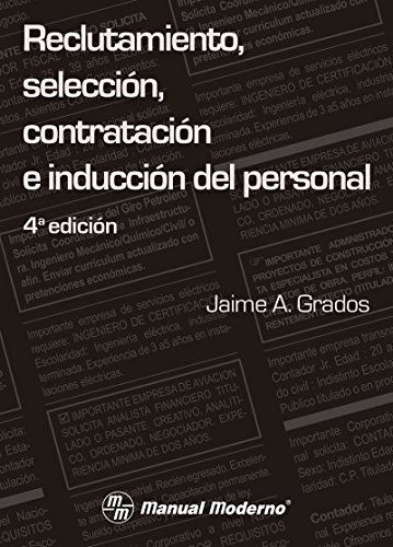 Reclutamiento, selección, contratación e inducción del persona
